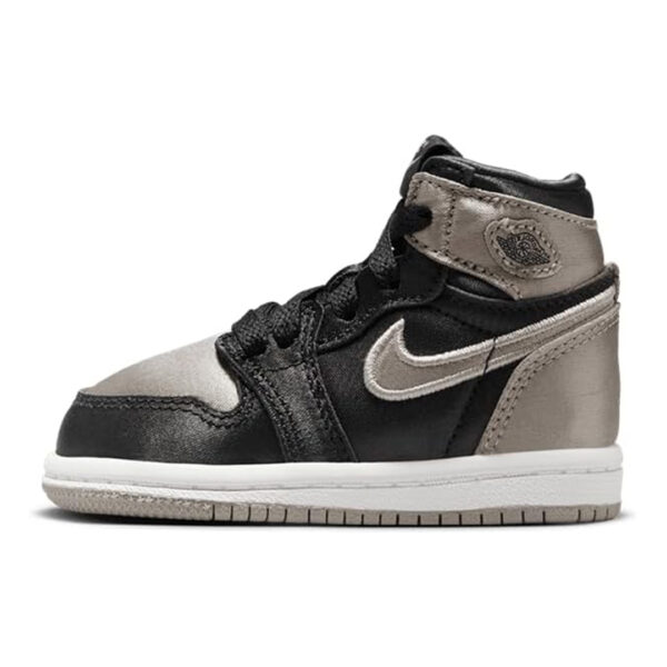 197600480865_3 TENIS NIÑO JORDAN 1 RETRO ALTO OG NEGRO CON GRIS #9C