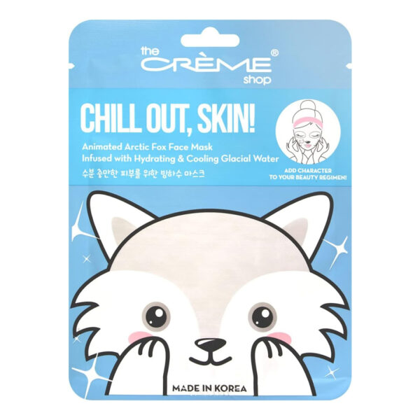 MASCARILLA FACIAL ANIMADA DE ZORRO ARTICO CON INFUSION DE AGUA GLACIAL 25G THE CREME