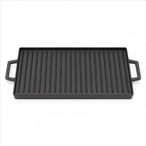 Plancha Grill de Hierro Fundido para Cocina y Parrilla - con Asas