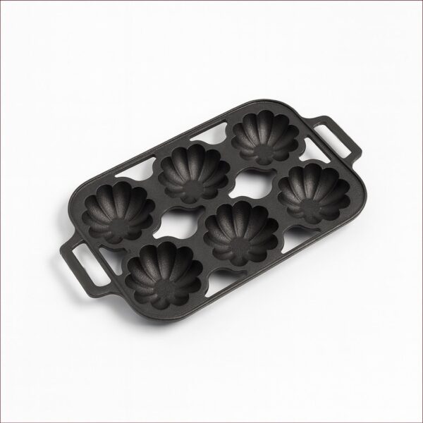 Molde de Hierro Fundido para Panecillos y Postres Para Horno