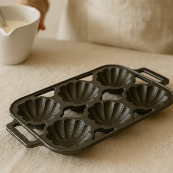 Molde de Hierro Fundido para Panecillos y Postres Para Horno