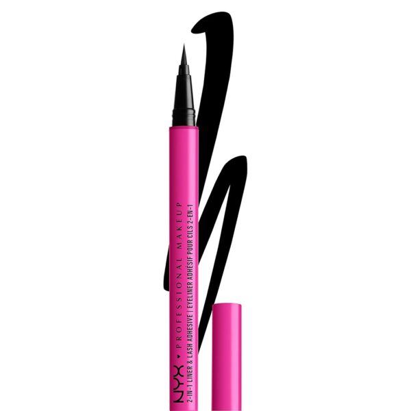 Máscara de Pestañas NYX Jumbo Lash Tono Baddest Black Volumen Intenso