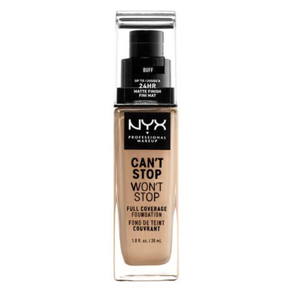 Base de Maquillaje NYX Foundation Tono Buff Cobertura Media