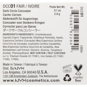 Corrector NYX Tono Fair Cobertura Media Hidratante