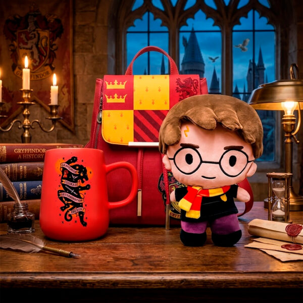 KIT HARRY POTTER KR - BZ-1 Kit Mágico Casa del León - Mochila, Peluche y Taza Coleccionable