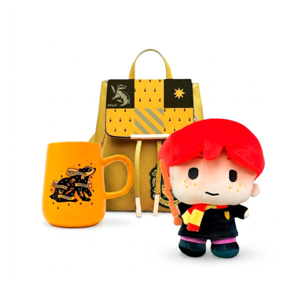 KIT HERMIONE GRANGER KR - BZ Kit Mágico Casa del Tejón - Mochila, Peluche y Taza